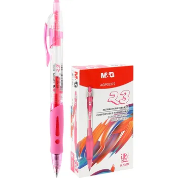 Pero gelové M&G R3 hrot 0,5 mm - růžová náplň