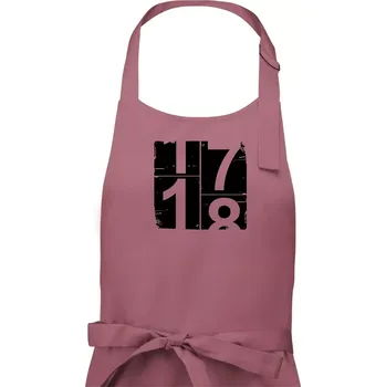 Kuchyňská zástěra Tachometr 18 - Pánská zástěra na vaření - Univerzální velikost ( Starorůžová )