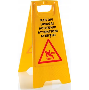 Kancelářský nábytek REKLAMNÍ TABULE INFORMAČNÍ TABULE POZOR KLUZKÁ PODLAHA 300X615MM GASTRO HENDI
