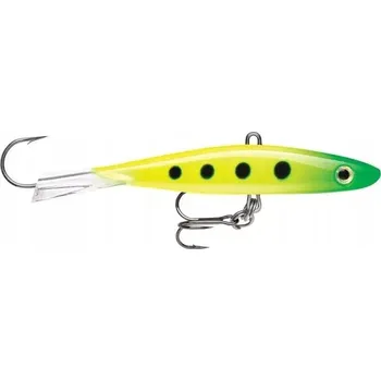 Umělá nástraha Wobler RAPALA Shadow Rap Glow Slimy Lime 9 CM 17 g