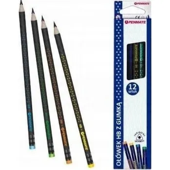 Grafitová tužka Tužka s gumou Penmate HB