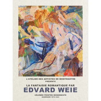 Plakát Plakát, Obraz - Romantic Fantasy (1) - Edvard Weie Exhibition