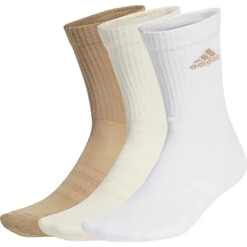Dámské ponožky Ponožky adidas Cushioned Sportswear Crew Socks White 3 Pack XS