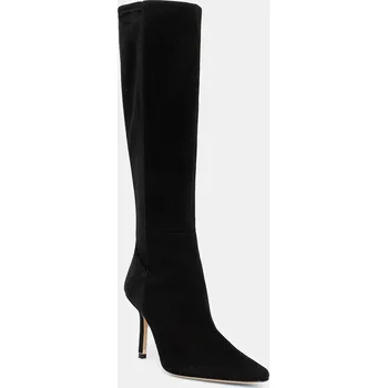 Dámská obuv Semišové kozačky BOSS Charlize 50553013.001 černá 99X, EUR 38