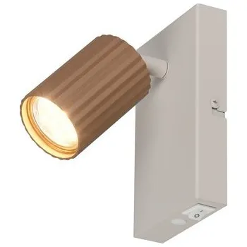 Nástěnné svítidlo Trio T867770165 bodové nástěnné svítidlo SOKA | 10W GU10 | s vypínačem | hnědá + K nákupu nad 3000 Kč dárek zdarma