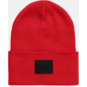 Čepice Bavlněná čepice HUGO Xevon_B růžová barva, 50551508 33X, vel. ONE SIZE