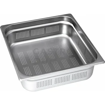 Gastronorm GN 2/3 (h=40 mm) nerezová děrovaná