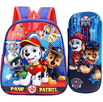 Školní batoh Školní batoh Tlapková patrola Jelly Pens s více přihrádkami, vícebarevný