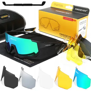 Cyklistické brýle Kingseven polarizační s 5 skly UV400