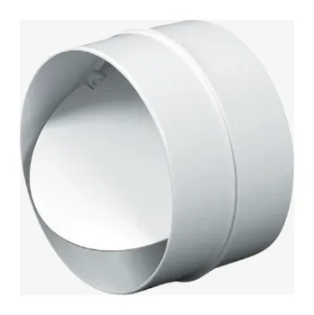 Ventilační potrubí Spojka kulatého kanálu s klapkou Ø 125 mm