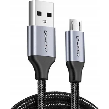 Datový kabel Kabel Ugreen USB - microUSB typ B, 0,25 m, černý