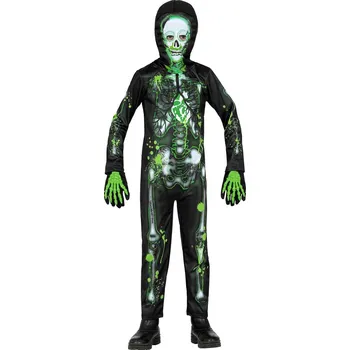 Karnevalový kostým Chlapecký kostým toxický kostlivec - Pro věk 4-5 let