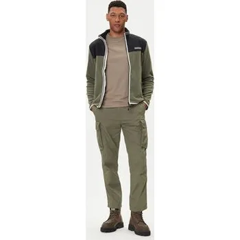 Pánská mikina Napapijri Fleecová mikina T-Dergana NP0A88V1 Zelená Regular Fit XXL