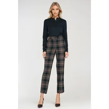 kostkované 7/8 kalhoty SD123 Barva: Tmavě Modrá, Velikost: XL