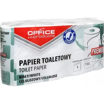 Toaletní papír Suchý toaletní papír bez vůně Office Products 8 ks
