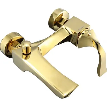 Vodovodní baterie Mexen Estrella baterie vanová, zlatá - 72330-50 Vanovo-sprchové baterie