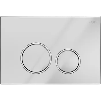 Splachovací tlačítko Mexen Fenix 05 splachovací tlačítko, lesklý chrom - 600501 Splachovací tlačítka