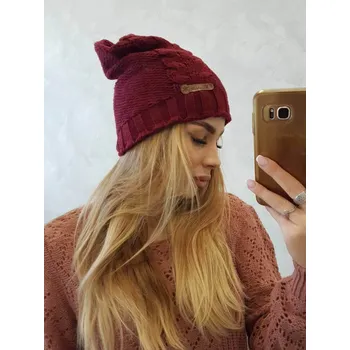 Čepice ULA čepice K271 bordó, VELIKOST UNI