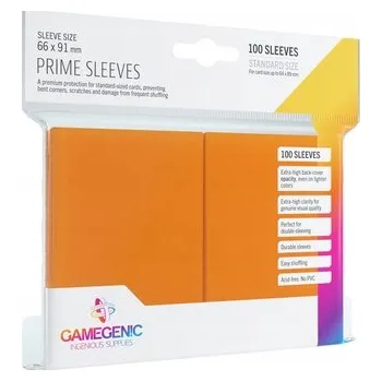 Příslušenství ke karetním hrám Gamegenic: Obaly na karty Matte Prime CCG (66x91 mm) - Oranžové, 100 kusů