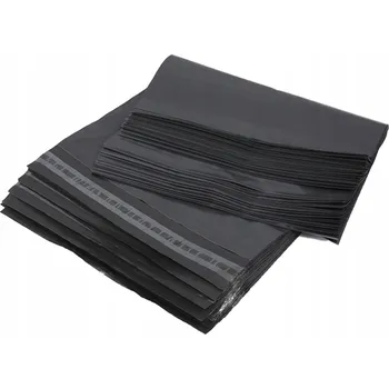 Obálka Plastové Obálky černé Fólie silné, 170x300, 100 ks