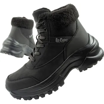 Dámská běžecká obuv Lee Cooper dámská sportovní obuv zimní trekkingová zateplená černá dámské šněrovací boty 38