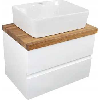 Koupelnový nábytek KOUPELNOVÁ SESTAVA S MASIVNÍ DUBovou DESKOU! 60 CM!