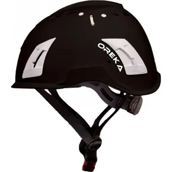 Pracovní přilba Ochranná přilba pro stavební dělníky, dřevorubce a elektrikáře Irudek Oreka