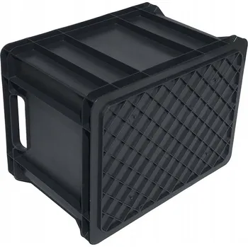 Úložný box Plastová bedna Qbox černá 400x300x320 mm