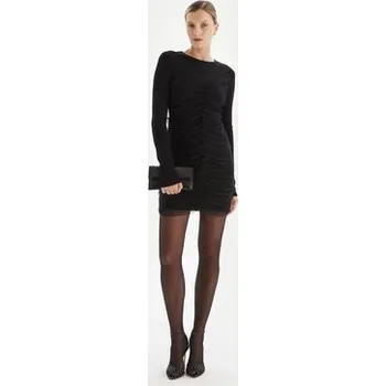 Dámské šaty TWINSET Koktejlové šaty 252TT3261 Černá Slim Fit XXL