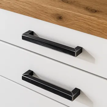 Nábytkové kování Rujzdesign Úchytka METAL / Vintage černá 160 mm