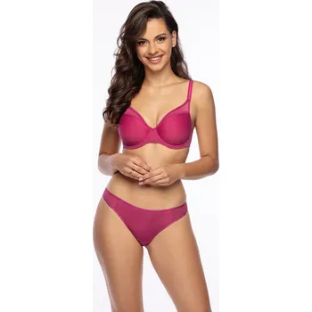 Podprsenka VIANIA Podprsenka s kosticí s vyztuženými košíčky vínová 80 E 221490_655