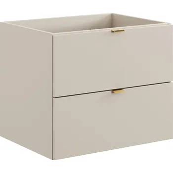 Koupelnový nábytek Skříňka pod umyvadlo 60 cm JIŘINA Kašmír, 2 zásuvky