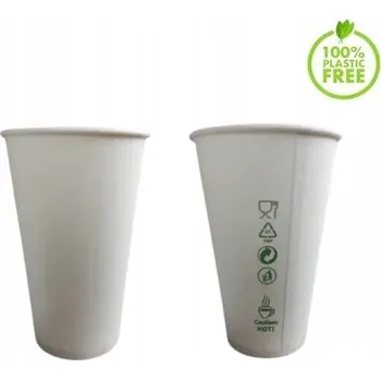 Jednorázové nádobí Papírové kelímky 420 ml 50 ks