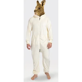 Dámský overall Dupačky velur marshmallow S - bílá