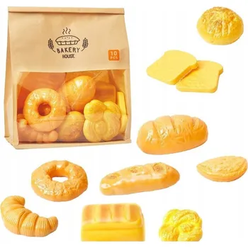 Obraz PEČIVO V PAPÍROVÉM SÁČKU SADA 10 KUSŮ - HRAČKA