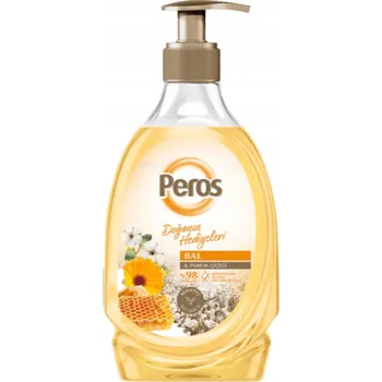 Mýdlo PEROS Tekuté mýdlo s vůní medu a květu bavlny 400 ml