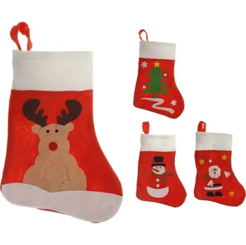 Vánoční dekorace Vánoční punčocha s uchem (4 motivy /cena 1ks)