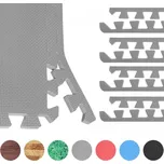 Gorilla Sports Zakončení pro ochranné podložky, šedá, 8 ks