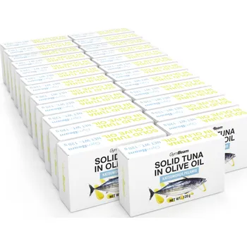 Potravina GymBeam Tuňák v olivovém oleji 25 x 120 g