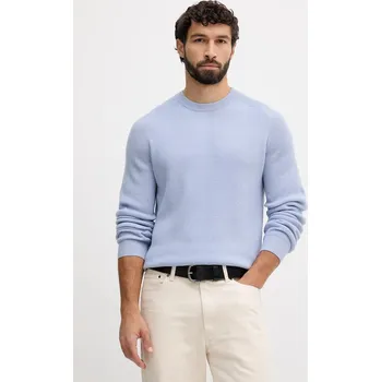 Pánský svetr Vlněný svetr Liu Jo pánský, modrá barva, QF5168.MA23P 50X, vel. M