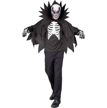 Karnevalový kostým Pánský kostým děsivý kostlivec - M