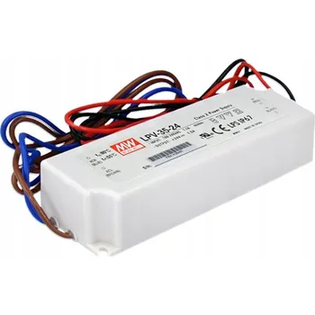 Napájecí zdroj pro osvětlení Napájecí zdroj pro LED pásky MEAN WELL LPV 24V 35W IP67