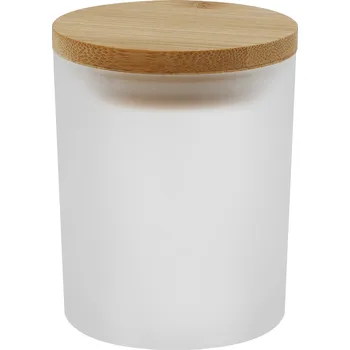 Sklenice Saténová sklenice na svíčky 200 ml s bambusovým víčkem - 90 kusů