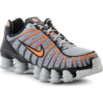 Pánská treková obuv NIKE Nike Shox TL AV3595-011 LT Smoke Grey/Bright Mandarin EU 46