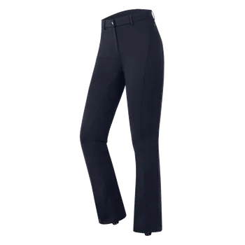 Jezdecké kalhoty Pantalony Essential ELT, s celokoženým sedem, dámské, tmavě modrá, Dámské - 40