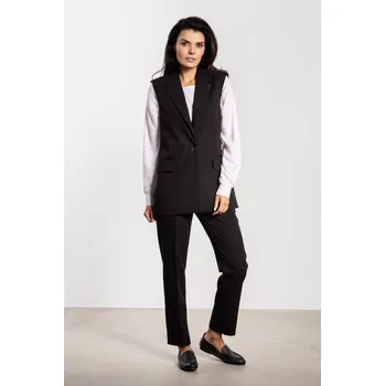 Dámská vesta Elegantní dámská vesta se zapínáním na knoflík A745 Barva: Černá, Velikost: M