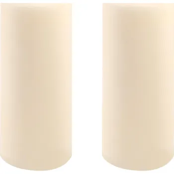 Svíčka Krémové parafínové svíčky 25 cm, 180 h, 2 ks