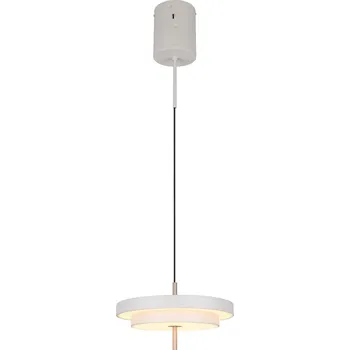 Trio T340219176 LED závěsné stropní svítidlo KEATON | 34W integrovaný LED zdroj | 1x4000lm | 2300+3000+4000K | na lanku | Trio - SwitchDimmer | šedá + Trio 983-3400 3x LED žárovka TROPFEN 1x4W | E14 | 470lm | 3000K