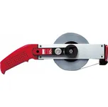 Svinovací metr v rámovém pouzdře, ocelový, bílý 30 m x 13 mm A Flextop BMI