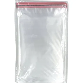 Sáček na potraviny Celofánové sáčky OPP se samolepicím proužkem 25x35+5 cm, 100 ks